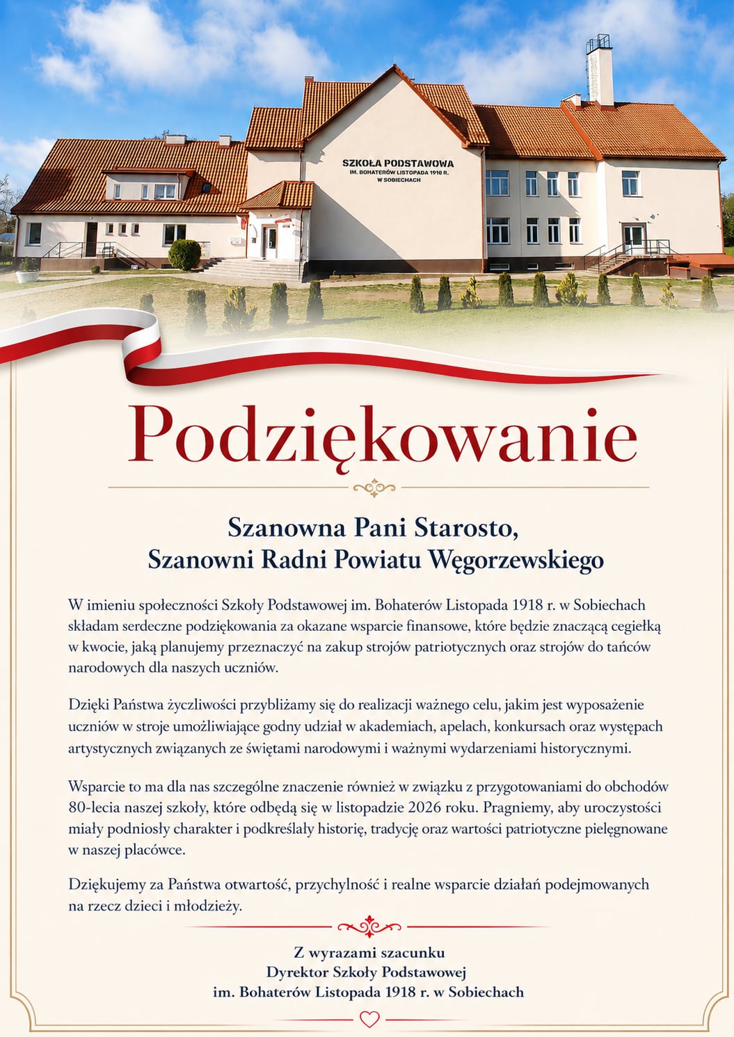 Podziękowanie