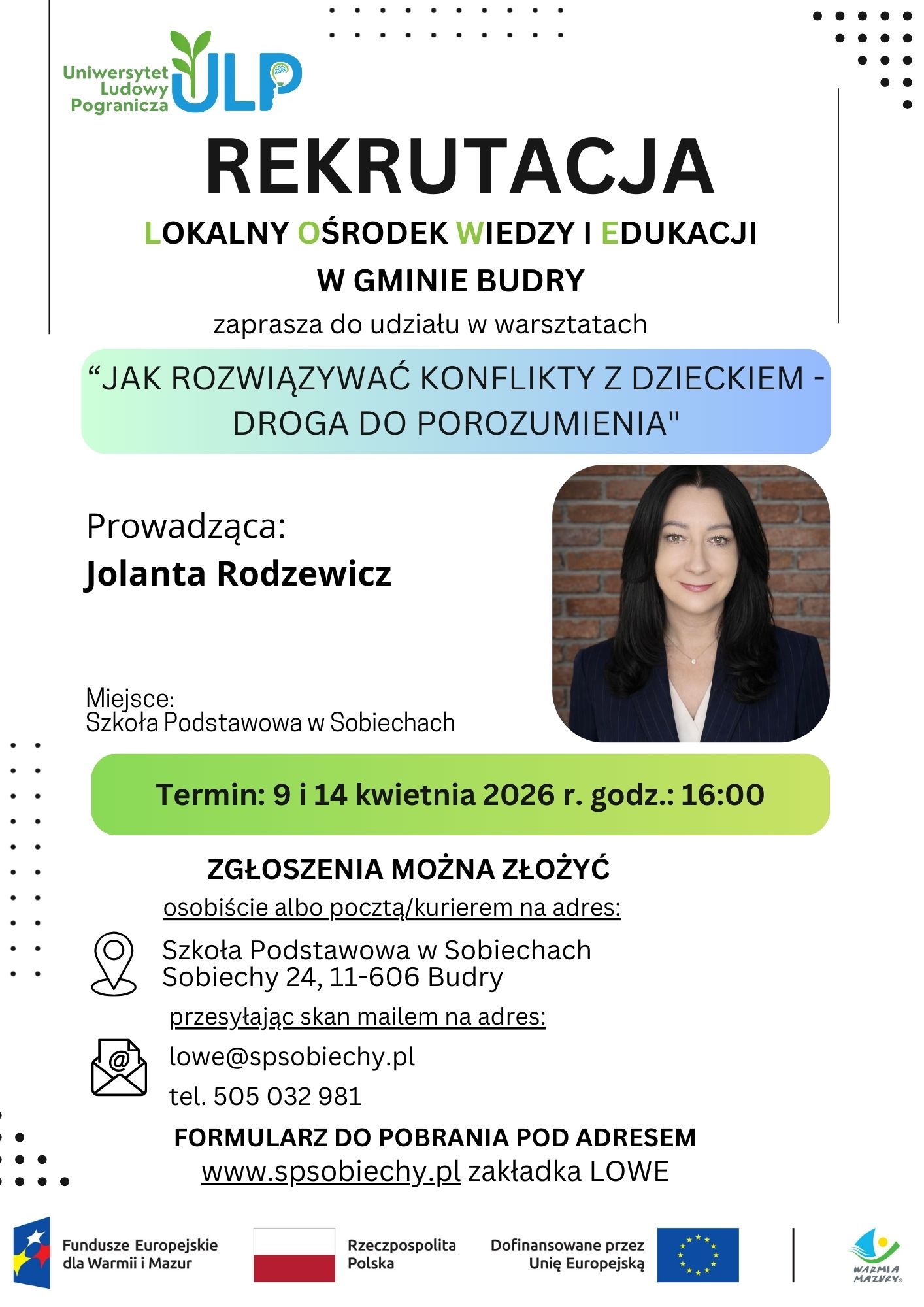 Warsztaty dla rodziców